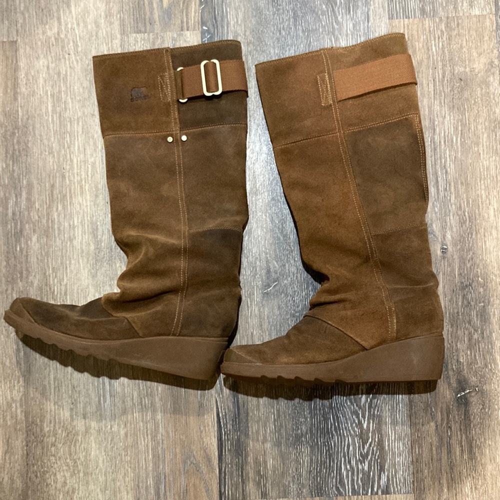 Sorel Suede Riding Boots